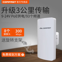 COMFAST CF-E110N 2 4G Wireless CPE Power Supply 3km Transmission Engineering Wireless Network Bridge Elevator Monitoring 300m