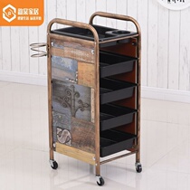 New retro beauty hair cart Beauty bar cart Small stroller hairdrescher Trolley Bronzing Tool Car Hair Salon Trolley