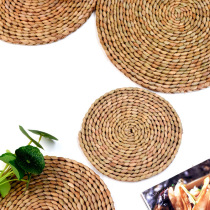 Grass Choreography Cushion Round Heat Insulation Mat Cutlery Mat Tea Aisles Hotel Vines Choreography Pan Mat Dish Cushion Dish Cushion Thickened Nourishing Pot Mat