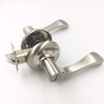 Keyless toilet door lock interior door three lock handle toilet balcony kitchen toilet zinc alloy door lock