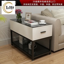 Corner Simple small coffee table Locker Corner cabinet Size combination Sofa side cabinet Living room Nordic tea side