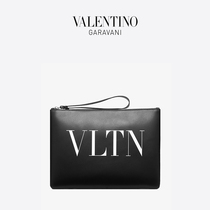 VALENTINO GARAVANI VALENTINO MENs BLACK VLTN LARGE CLUTCH