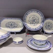 Limited edition of the National Porcelain Pavilion-58 blue and white fruit tableware