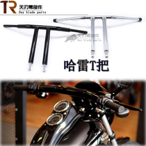 Dana Harley fat boy FXST motorcycle accessories retro modified handlebar 25mm faucet direction handle