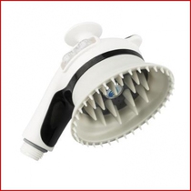 Head bath shower nozzle soft shower head bath cute silicone South Korean baby shower head massage