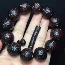 Indian small leaf red sandalwood beads demolition old material full of Venus bracelet 2 0 planet beads high oil density 12