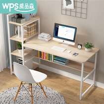 Computer desk desktop desk simple bookshelf combination simple study desk rental bedroom home student desk