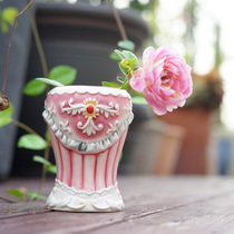 Pink House Cup Tea Cup Porcelain Cup Coffee Cup ladies House Ceramic mug Oostyle mouthwatering cup Home Toothbrush Cup