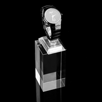 Transparent acrylic column photo props ins wind cosmetics micro-commercial product shooting bracket Glass column support column photography photo props Long shape ornaments props