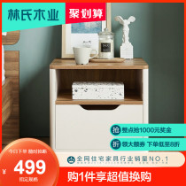 Modern simple bedside table Mini storage locker Bedside table Board bedside cabinet Bedroom home furniture CP1B