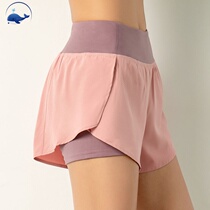 Summer anti-light sports shorts female students Korean running yoga loose skirt high waist casual wear quick-drying