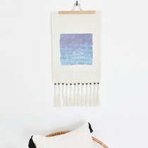 Nordic Tapestry Lins Headboard Decorative Flow Su Handwoven Cloth Art Wall Blanket Hanging Painting Bedroom Living Room Background Wall Cloth