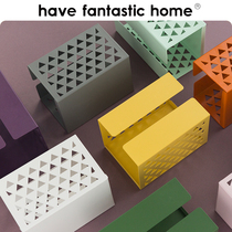 Good thing has tissue box living room Nordic drawing paper box home creative paper box roll box simple napkin paper box