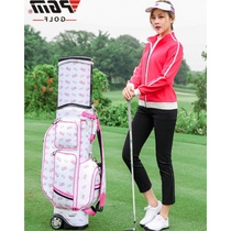 New PGM golf pants ladies ankle-length pants summer autumn pants high-play slim waist trousers