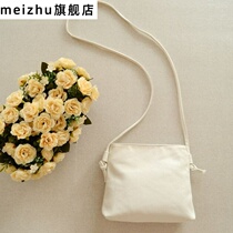 Blank canvas bag DIY hand painted solid color mini square bag Korean version of summer simple bag oblique cross bag shoulder female