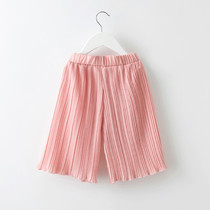 Girls chiffon wide-legged baby thin casual child little girl 2 Children 4 loose 1 tide 3-5 years old