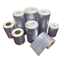 102*47 5*2000 dumb silver bar code PVC Silver Silver waterproof label printing paper