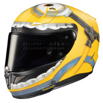 HJC composite carbon fiber movie little yellow limited motorcycle helmet full helmet cartoon personality men and women four seasons