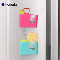 Japan Inomata Kitchen Fridge Magnet Adsorption Finishing Box Cutlery Kitchenware Plastic containing box F