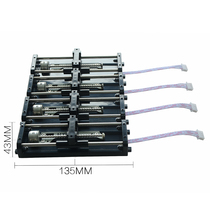 Small sliding table rail micro stepping motor high precision with screw forward and reverse movement 2 Phase 4 wire mini slider