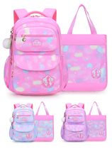 ULARKS schoolbag for primary school students female large capacity light children backpack 123456 grade female
