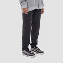 BONELESS basic foot closure LOOSE SUEDE SOLID color sweatpants CASUAL pants MEN