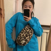  Earth cool bungee jump single autumn and winter new BAO WEN plush messenger bag retro personality chest bag shoulder bag