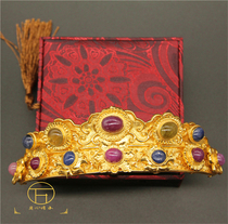 Ancient method handmade Chinese traditional Hanfu jewelry Ming Dynasty Hua Tan Crown Jewelry Hanfu Hairpin Hanfu Headwear