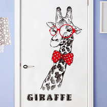 Nordic style ins dormitory door decoration stickers wall stickers bedroom creative wall wallpaper self-adhesive female bedroom wallpaper stickers