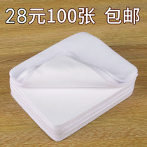 White ultra-fine fiber glasses cloth wiping screen boutique wiping mirror cloth customized jewelry phone screen cleaning cloth