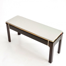 Long Bench Mat Cotton Hemp Pure Color Dining Chair Cushion Cassette Shoe Cabinet Floating Window Cushion Sofa Cushion Removable Wash Sponge Mat Set