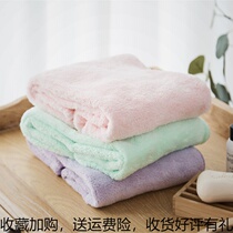 Quick drying towel for washing your hair with no water drop off hair comfortable large dry hair towel rubbing hair Women Home thickened Baotou