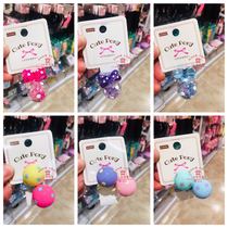 Japan Daiso Cute candy bow Crystal Ball Princess Childrens head rope Hair ring headdress Made in Japan