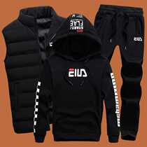 VIFO sportswear men 2018 autumn winter plus velvet casual sweater boy football fitness basketball running