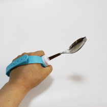 Fork spoon integrated anti-shake elderly disabled household goods Bendable folding spoon 304 stainless steel portable