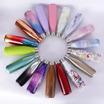 Shake Soundnet Red New Cola Bottle Insulated Cup 304 Stainless Steel Sports Bowling Cup (two hair ups)