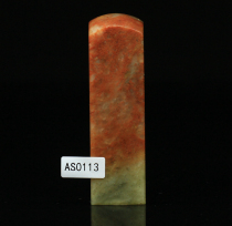 AS0113 Zhejiang Red 2 5*2 5*8 6CM seal carving stone chapter ornaments gold and stone seal carving