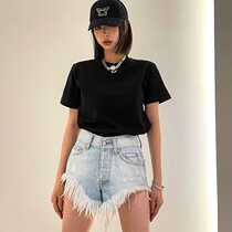 SMFK Official Permanent Tee Regular Cotton Undershirt Tide Cards Short T-shirt Base Short Sleeves