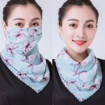 Face Face hanging ear artifact Collar mask Summer sunscreen cover neck mask Breathable extended surround neck protection