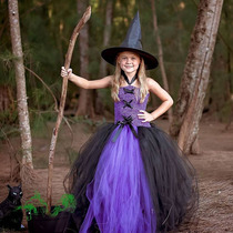 Halloween children costume witch vampire bat cosplay pumpkin suit snow princess dress costume