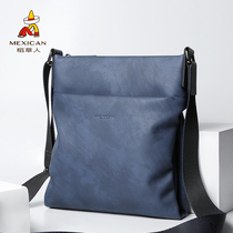 Scarecrow mens bag shoulder bag mens 2019 new mens bag tide brand briefcase messenger bag leather bag casual backpack