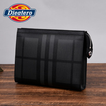 Mens Handbags Handbags Genuine Leather Men 2021 Spring New Fashion Envelopes Bag Men Business Hand Grip Bag Clips Casual