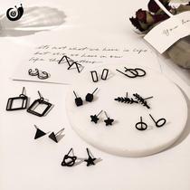 Earrings cold wind cool girl earrings Cool female handsome hip-hop earrings earrings drop earrings female cool handsome male personality simple