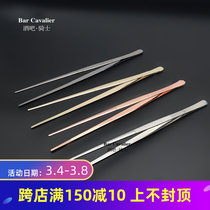 304 Stainless Steel Ornament Long Clip Ornament Tweezer Cocktail tool clip cleaning tool clip 20 30cm