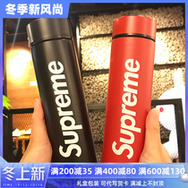 Korean new supreme thermos cup creative trend couple Cup a pair of high-end tea Tide brand water Cup