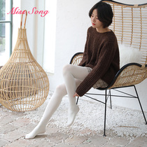 Milk White Stockings spring and autumn thin lolita stepping on nine-point bottling stockings velvet pantyhose lolita socks