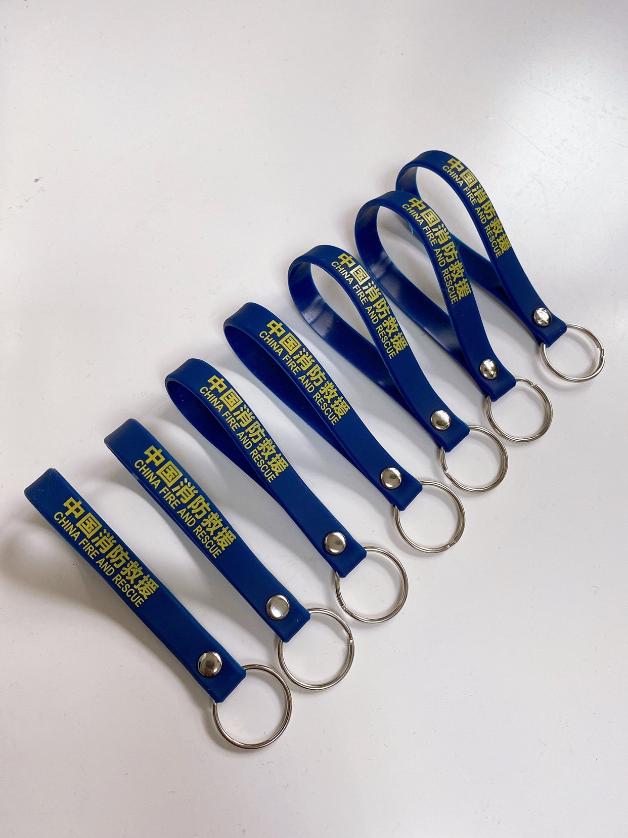 Fire theme featured keychain