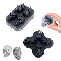 4pcs skull silicone ice cube tray ice molds home bar supply