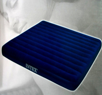 INTEX inflatable mattress 68757 dark blue flocking single air cushion bed Inflatable mattress mattress water bed thick
