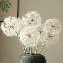 Large simulation flower dandelion bouquet fake flower high cold living room with flower creative ins Nordic flower arrangement decoration